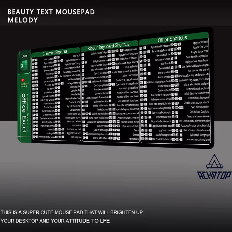 Large Linux Mouse Pad Excel Desk Mats Pad for Computer Mouse Python Office Desk Carpet XXL Gaming Mousepad Surface