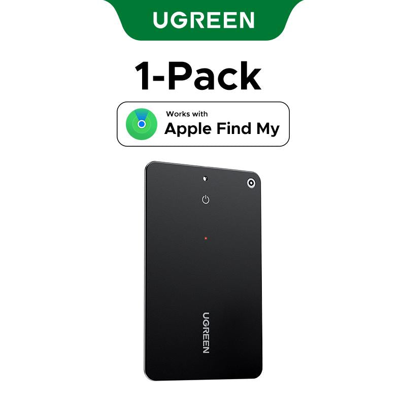UGREEN Finetrack Slim Smart Finder Compatible with Apple Find My (Ios Only), Wallet Finder, IP68 Waterproof Rechargeable Bluetooth Tracker Card-Deals for You,September Restock