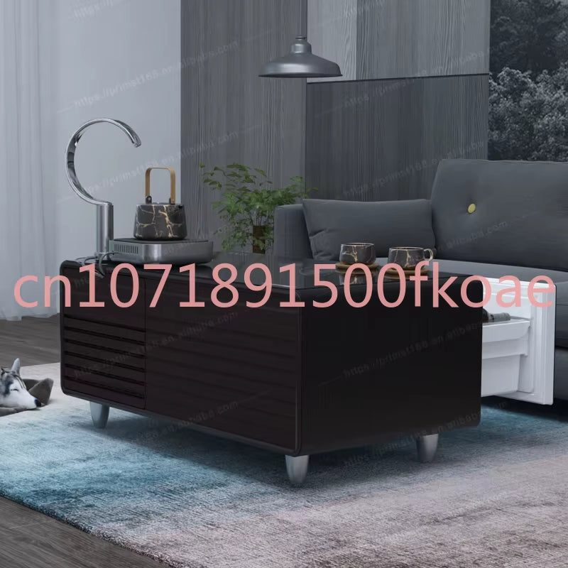 Smart Coffee Table Smart Refrigerator with Wireless Charging Multifunctional Small Refrigerator Furniture